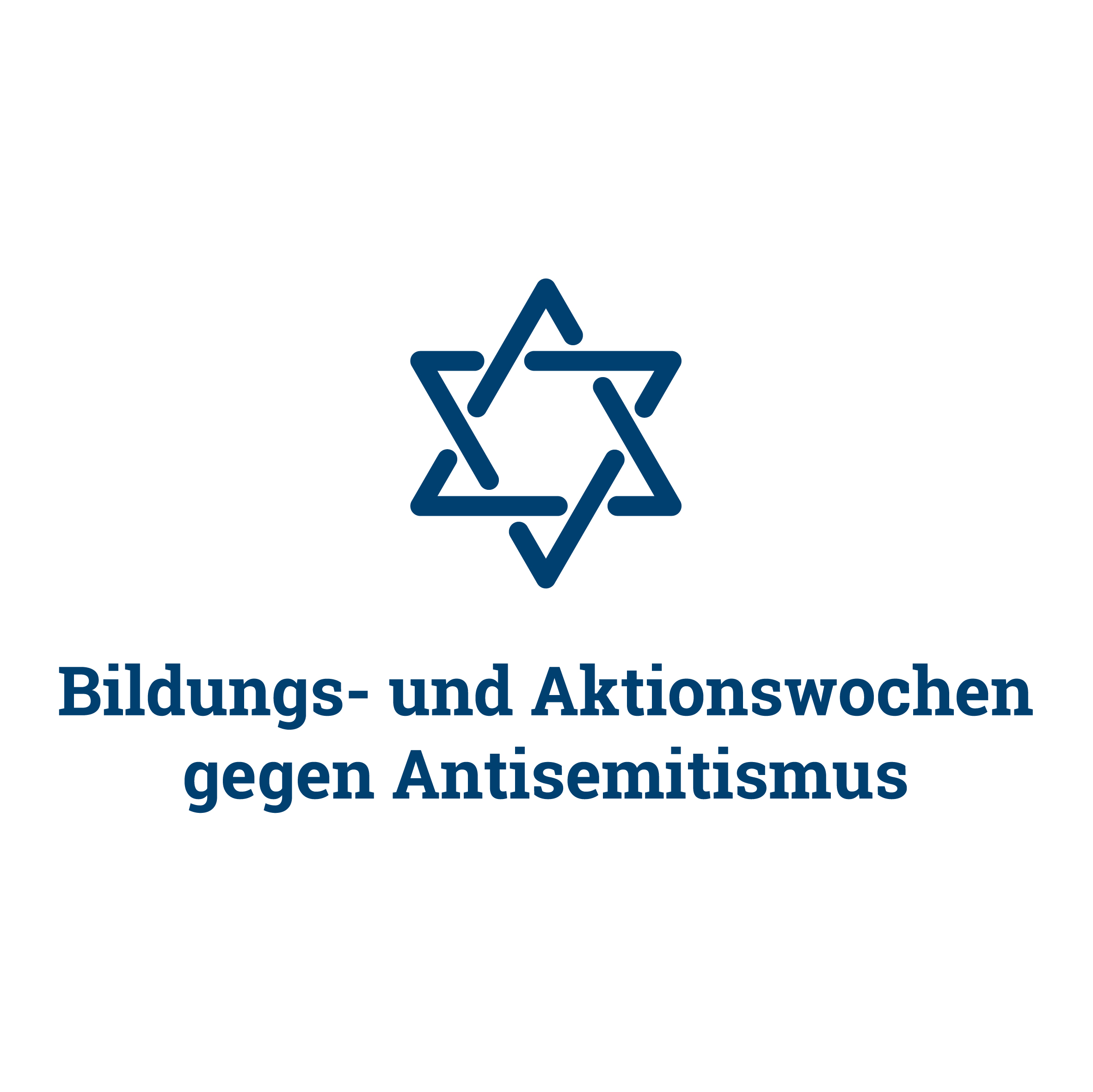 Bildungs und Aktionswochen gegen Antisemitismus 2021 Logo